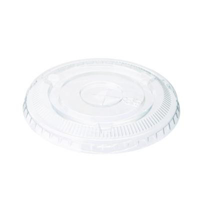 Cold Drink Cup Lids, Fits 9 Oz To 12 Oz Cold Cups, Plastic, Clear, 100/Sleeve, 10 Sleeves/Carton