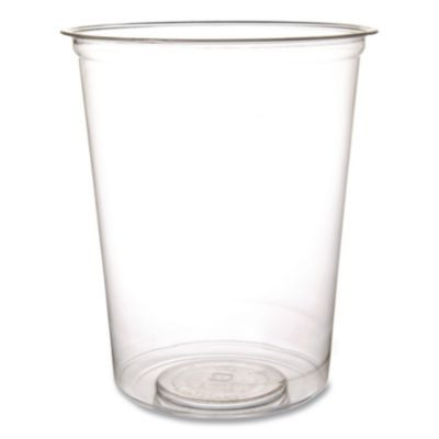 Round Deli Containers, 32 Oz, 4.63" Diameter x 5.5" h, Clear, Plastic, 500/Carton