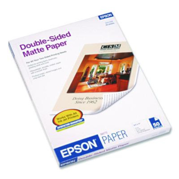 Premium Matte Presentation Paper, 9 Mil, 8.5 X 11, Matte Bright White, 50/Pack