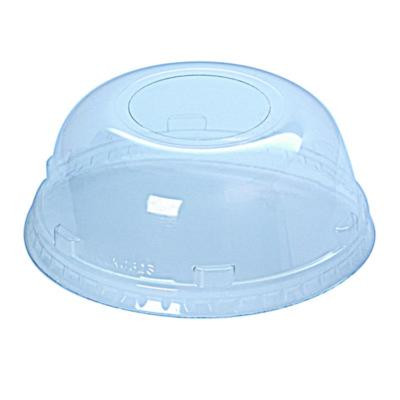Kal-Clear/Nexclear Drink Cup Lids, Squat Dome Lid With 1.75" Hole, Fits 32 Oz Cold Cups, Plastic, Clear, 500/Carton