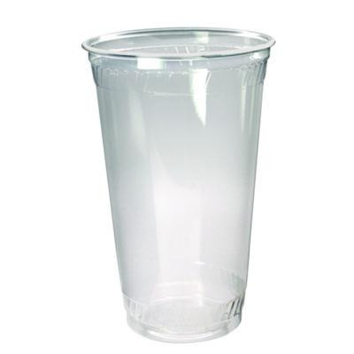 Kal-Clear Pet Cold Drink Cups, 24 Oz, Plastic, Clear, 25/Sleeve, 24 Sleeves/Carton
