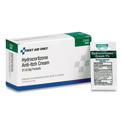 Hydrocortisone Anti-Itch Cream, 0.03 Oz Packet, 25/Box