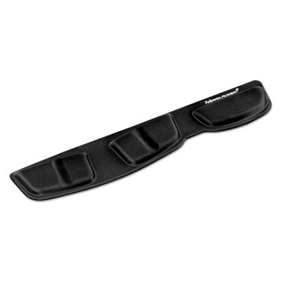 Memory Foam Keyboard Palm Support With Microban Protection, 13.75 x 3.37, Black