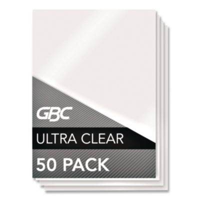 Ultraclear Thermal Laminating Pouches, 5 Mil., 9" x 11.5", Gloss Clear, 100/Box