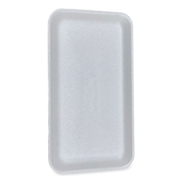 Meat Trays, #1525, 14.5 x 8 x 0.75, White, Foam, 250/Carton