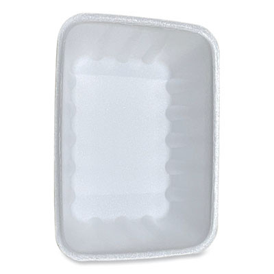 Meat Trays, #42K, 8.75 x 6.32 x 2.25, White, Foam, 252/Carton