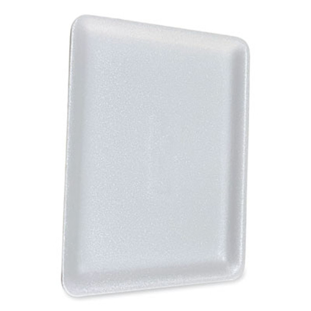 Meat Trays, #9P, 12.25 x 9.25 x 0.62, White, Foam, 200/Carton