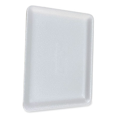 Meat Trays, #9P, 12.25 x 9.25 x 0.62, White, Foam, 200/Carton