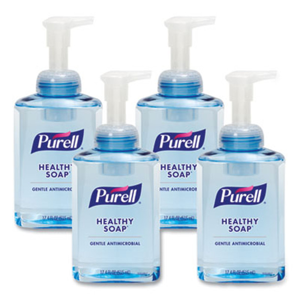 Healthcare Healthy Soap 0.5% Pcmx Antimicrobial Foam, Floral Scent, 515 Ml, 4/Carton