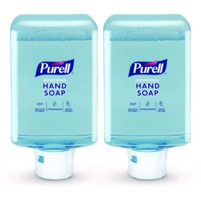 Antimicrobial Foaming Hand Soap Refill, For Es10 Dispensers, Plum Scent, 1,200 Ml, 2/Carton