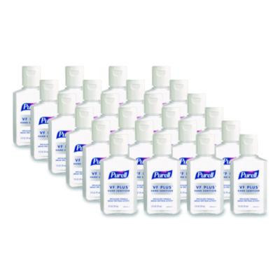 Vf Plus Hand Sanitizer Gel, 2 Oz Flip-Cap Bottle, Fragrance-Free, 24/Carton