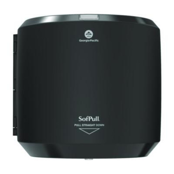 Sofpull Centerpull Hand Towel Dispenser, 10.13 x 10.58 x 11.33, Black