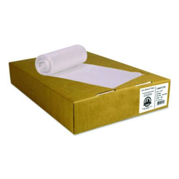 Eco Blend Max Can Liners, 23 Gal, 0.8 Mil, 28" x 45", Clear, 25 Bags/Roll, 10 Rolls/Carton