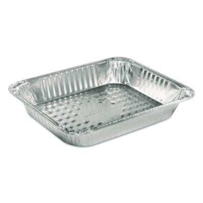 Aluminum Steam Table Pans, Half-Size Medium, 2.19" Deep, 10.38 x 12.75, 100/Carton