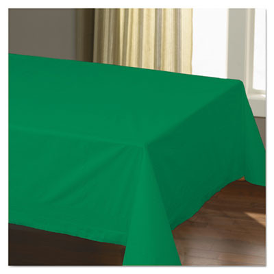 Cellutex Table Covers, Tissue/Polylined, 54" X 108", Jade Green, 25/Carton