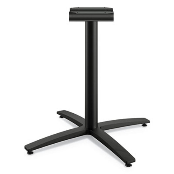 Between Seated-Height X-Base For 42" Table Tops, 32.68w x 29.57h, Black