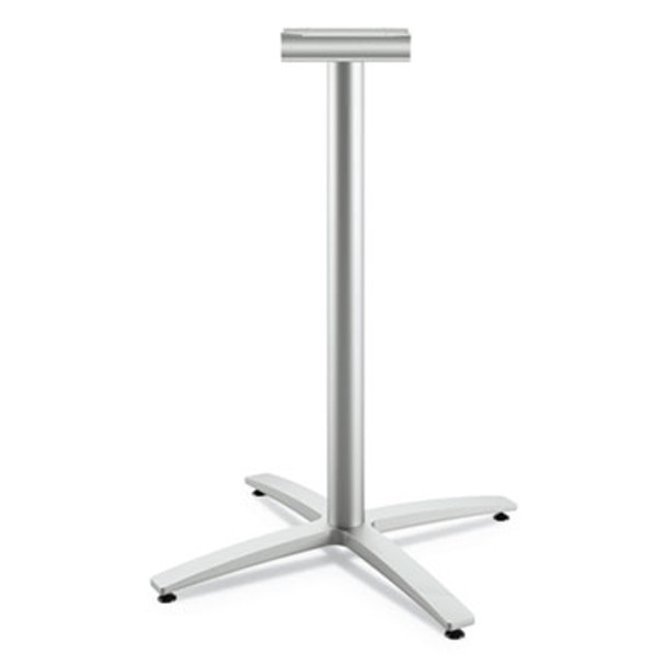 Between Standing-Height X-Base For 42" Table Tops, 32.68w x 41.12h, Silver