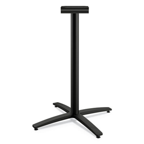 Between Standing-Height X-Base For 30" To 36" Table Tops, 26.18w x 41.12h, Black