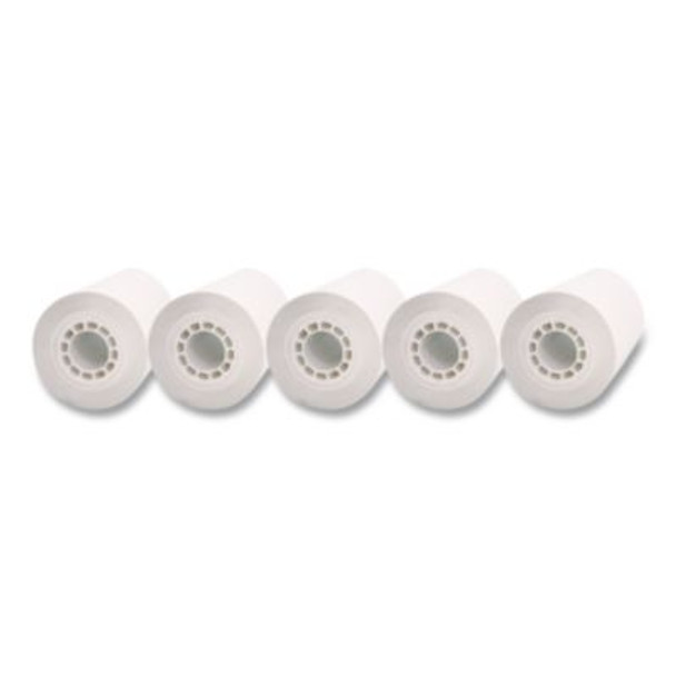 Direct Thermal Printing Thermal Paper Rolls, 2.25" X 55 Ft, White, 5/Pack
