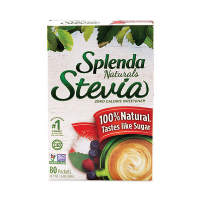 No Calorie Sweetener, 2 g Packet, 80/Box