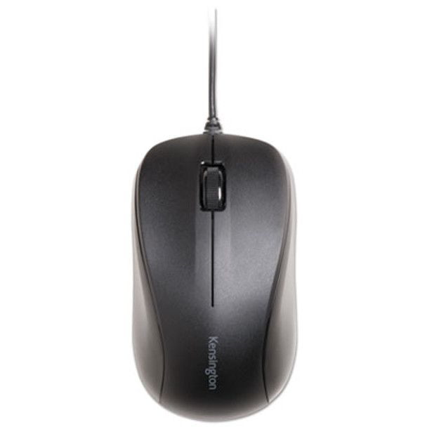 Wired Usb Mouse For Life, Usb 2.0, Left/Right Hand Use, Black