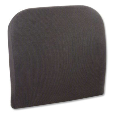 Memory Foam Backrest, 16 X 12 X 16, Black