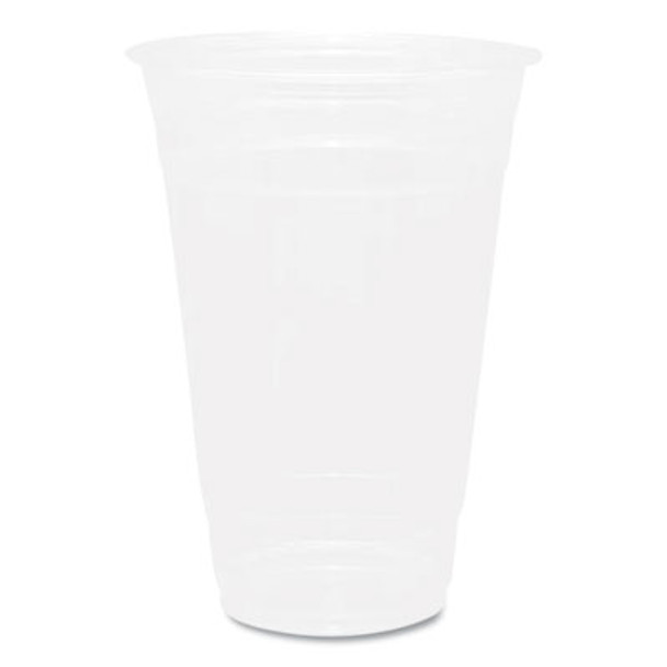 Pet Plastic Cups, 20 Oz, Clear, 1,000/Carton