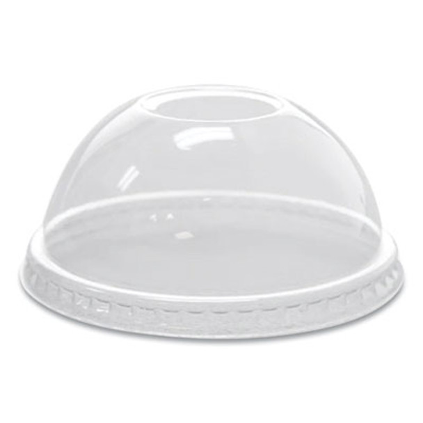 Pet Lids, Dome Lid, Fits 8 Oz To 10 Oz Cold Cups, Plastic, Clear, 1,000/Carton