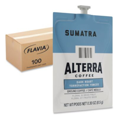 Alterra Sumatra Coffee Freshpack, 100/Carton