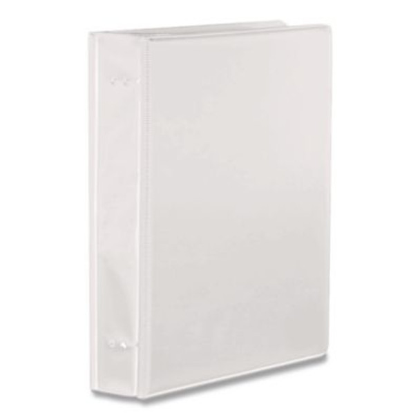 Varicap Expandable Binder, 2 Posts, 6" Capacity, 11 X 8.5, White