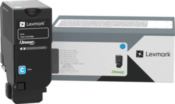 71C10C0 Return Program Toner Cartridge, 5,000 Page-Yield, Cyan