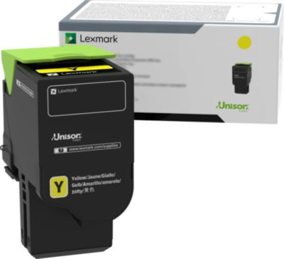 78C00Yg Return Program Toner, 1,400 Page-Yield, Yellow
