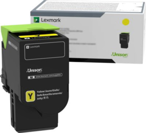 78C0Xyg Return Program Extra High-Yield Tonerx, 5,000 Page-Yield, Yellow