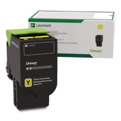 78C1Xy0 Return Program Extra High-Yield Toner, 5,000 Page-Yield, Yellow