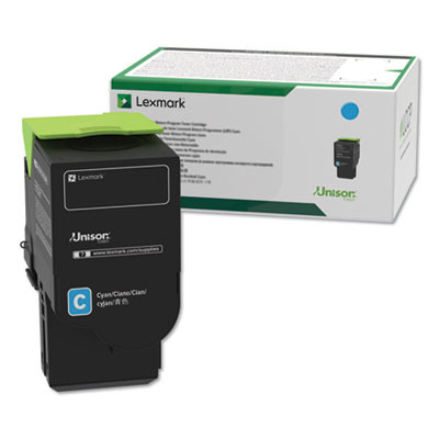 C241Xc0 Return Program Extra High-Yield Toner, 3,500 Page-Yield, Cyan