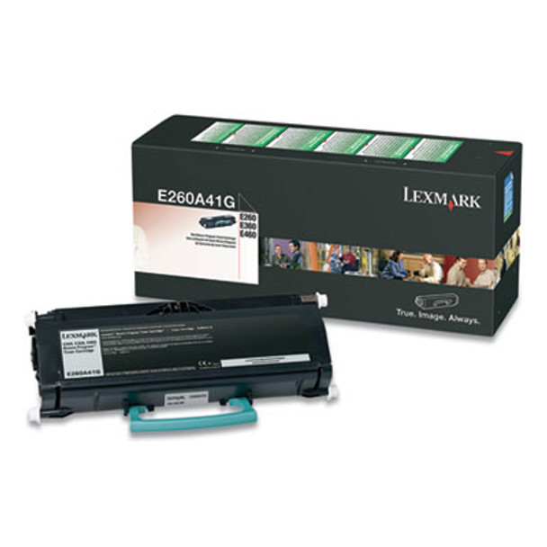 E260a41g Return Program Toner, 3,500 Page-Yield, Black