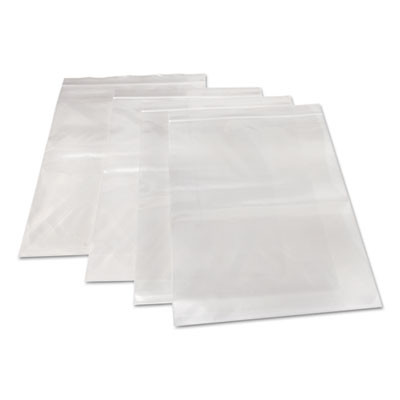 Zippit Resealable Bags, 4 Mil, 9" x 12", Clear, 100 Bags/Pack, 5 Packs/Carton