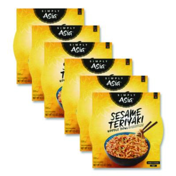 Simply Asia Sesame Teriyaki Noodle Bowl, 8.5 Oz, 6/Carton