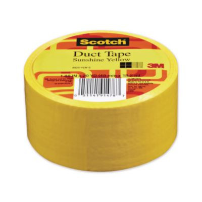 Duct Tape, 1.88" X 20 Yds, Sunshine Yellow