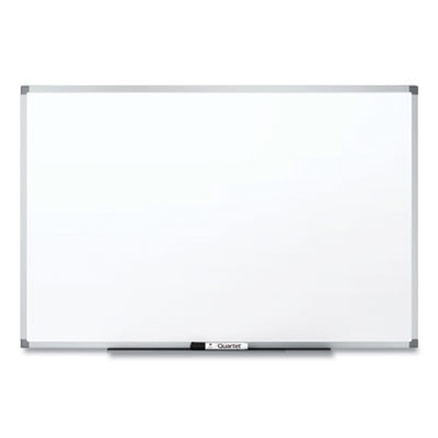 Porcelain Dry Erase Boards, 72" x 48", White Surface, Satin Aluminum Frame