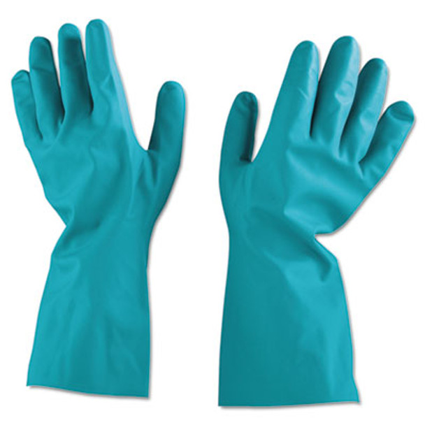 Unsupported Nitrile Gloves, X-Large (Size 10), Blue, 12 Pairs