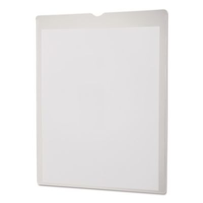 Utili-Jac Heavy-Duty Clear Plastic Envelope, Letter Size, 8.5 x 11, Clear, 50/Box