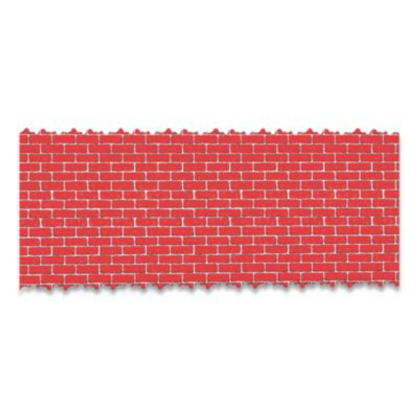Corobuff Corrugated Paper Roll, 48" X 25 Ft, Holiday Brick
