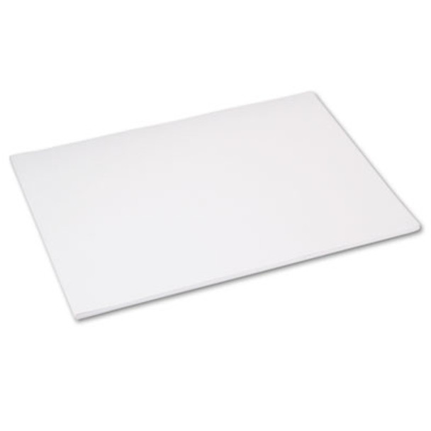 Tru-Ray Construction Paper, 76 Lb Text Weight, 18 x 24, White, 50/Pack