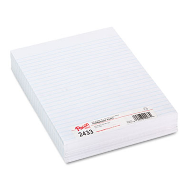 Composition Paper, 8 x 10.5, Wide/Legal Rule, 500 Sheets/Ream