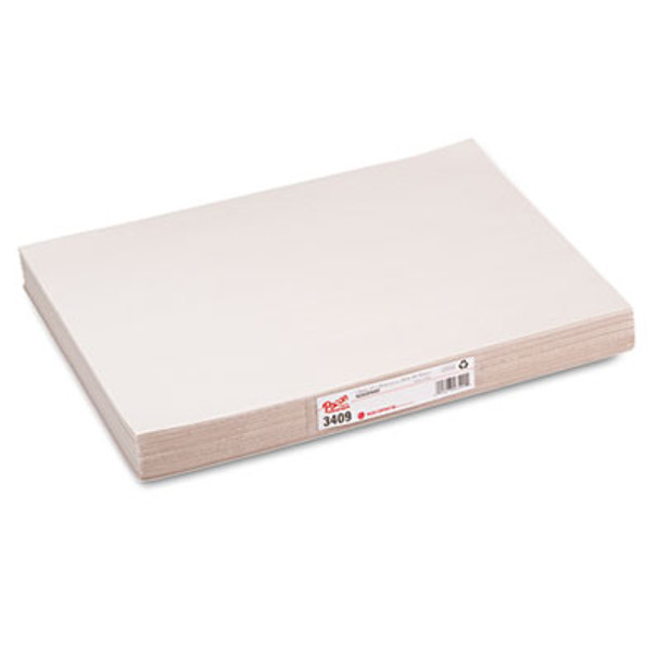 White Newsprint, 30 Lb Newsprint Weight, 12 x 18, White, 500/Pack
