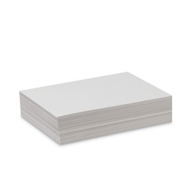 White Drawing Paper, 78 Lb Text Weight, 9 x 12, Pure White, 500/Ream