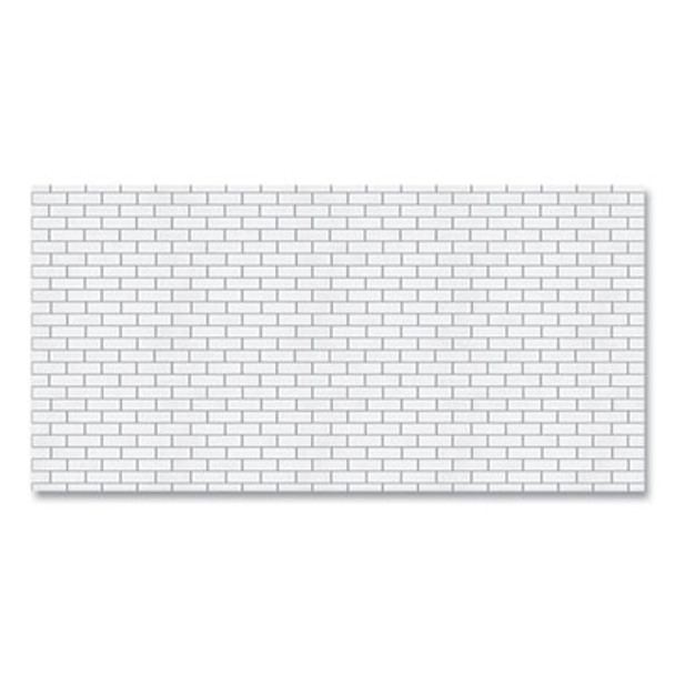 Fadeless Paper Roll, 50 Lb Bond Weight, 48 x 50 Ft, White Subway Tile