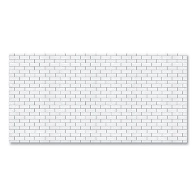 Fadeless Paper Roll, 50 Lb Bond Weight, 48 x 50 Ft, White Subway Tile