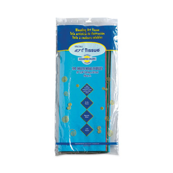 Spectra Art Tissue, 23 Lb Tissue Weight, 20 x 30, Assorted, 100/Pack